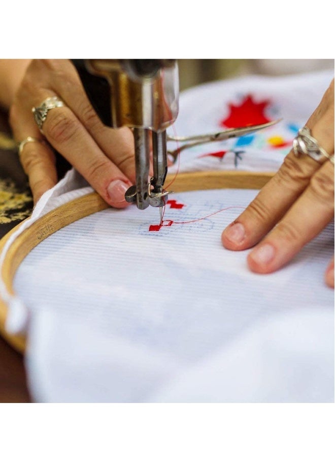 10 Pcs Embroidery Cloth, Classic Reserve Aida Cloth Cross Stitch Cloth, Reserve Aida Cloth, White Cross Stitch Cloth, Including 5 Pcs 30 × 45 cm and 5 Pcs 30 ×30 cm for Embroidery - Image 3